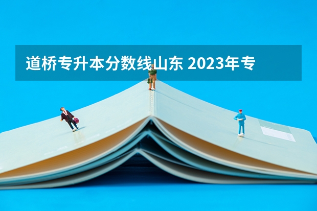 道桥专升本分数线山东 2023年专升本山东分数线