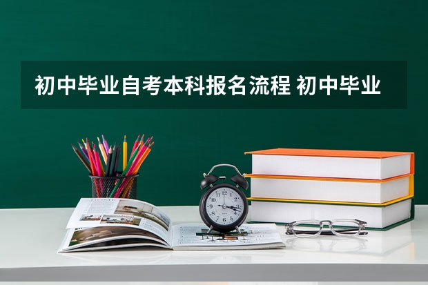 初中毕业自考本科报名流程 初中毕业怎么报考本科