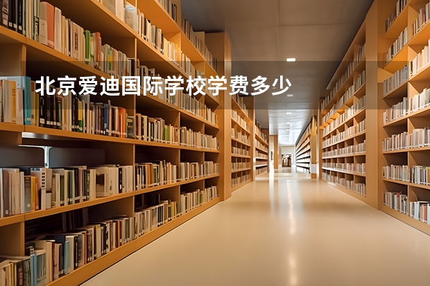 北京爱迪国际学校学费多少