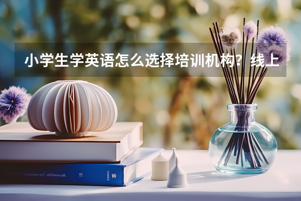 小学生学英语怎么选择培训机构？线上线下要看清