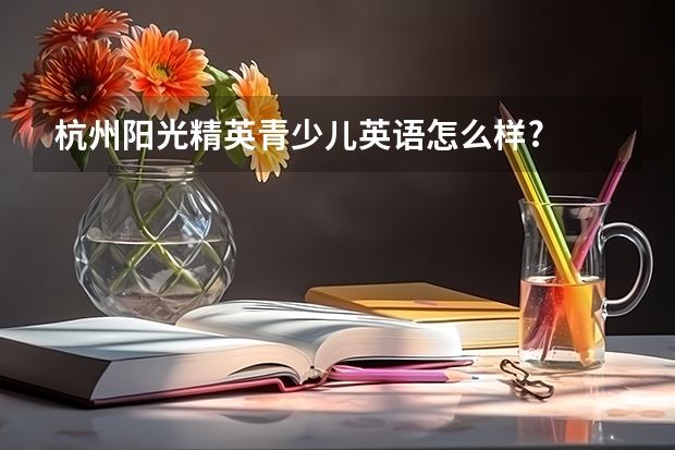 杭州阳光精英青少儿英语怎么样?