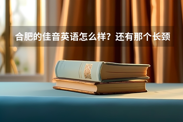 合肥的佳音英语怎么样？还有那个长颈鹿英语怎么样？