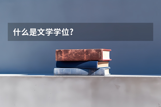 什么是文学学位?