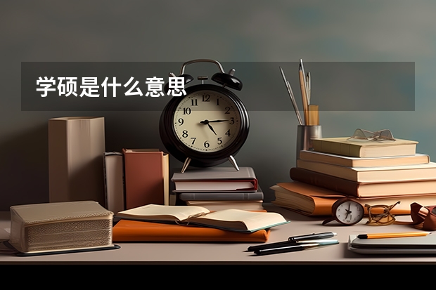 学硕是什么意思