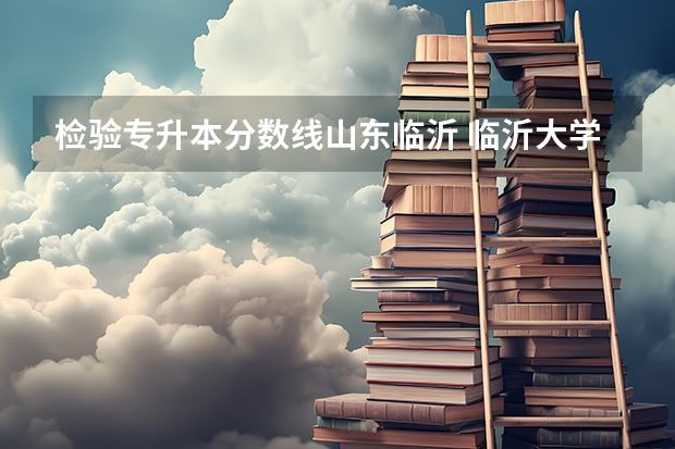 检验专升本分数线山东临沂 临沂大学专升本录取分数线2023