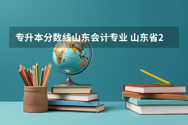 专升本分数线山东会计专业 山东省298分专升本会计学能报什么学校