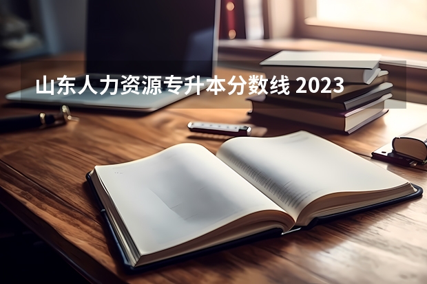 山东人力资源专升本分数线 2023山东专升本录取分数线